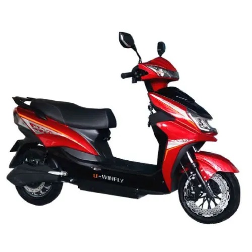 Motor listrik Uwinfly Blue Whale warna merah, foto dealer resmi Uwinfly