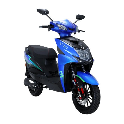 Motor listrik Volta 401 warna biru, foto dealer resmi Volta